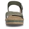 Rieker Double Velcro Strap Sandal - Moss